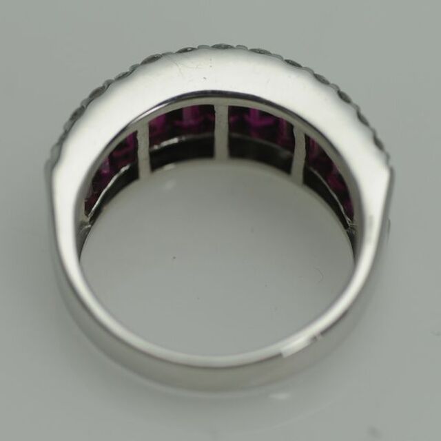 リング/指輪/Pt950/ルビーR2.61ダイヤD0.75/#13【JR1837 レディースのアクセサリー(リング(指輪))の商品写真