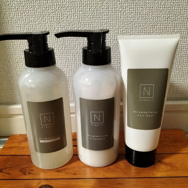 Norganicマイルド&リファイニングシャンプー&トリートメント&ヘアマスク