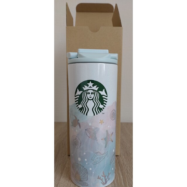 Starbucks(スターバックス)のスタバ　ステンレスボトル　シャイニービーチ インテリア/住まい/日用品のキッチン/食器(タンブラー)の商品写真