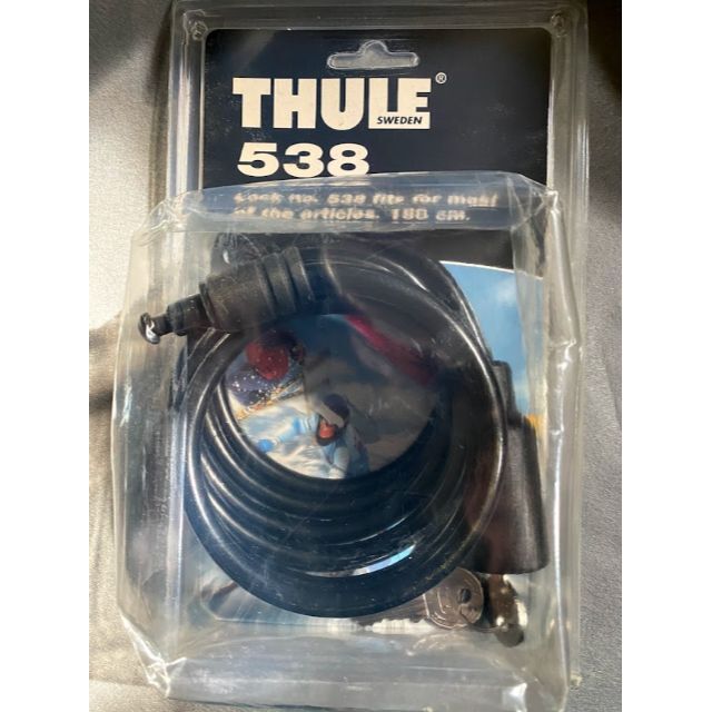 THULE(スーリー)のTHULE スーリーケーブルロック TH538　未使用新品 自動車/バイクの自動車(車外アクセサリ)の商品写真