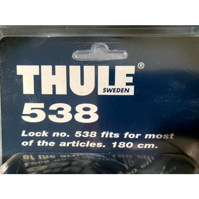 THULE(スーリー)のTHULE スーリーケーブルロック TH538　未使用新品 自動車/バイクの自動車(車外アクセサリ)の商品写真