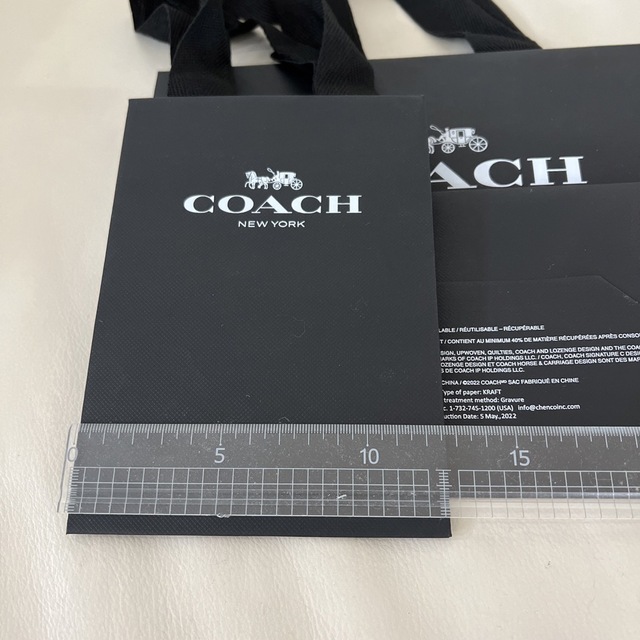 COACH(コーチ)のcoachショップ袋2種 レディースのバッグ(ショップ袋)の商品写真