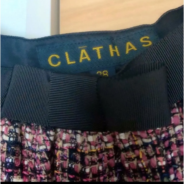 クレイサス　CLATHAS ツイード　ミニスカート