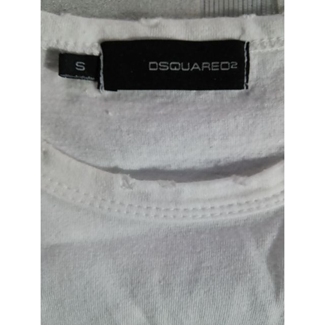 DSQUARED2(ディースクエアード)のDSQUARED２　ダメージ加工　ロンT レディースのトップス(Tシャツ(長袖/七分))の商品写真