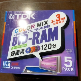 TDK DVD-RAM 120分 録画用 ５パック ５枚(その他)