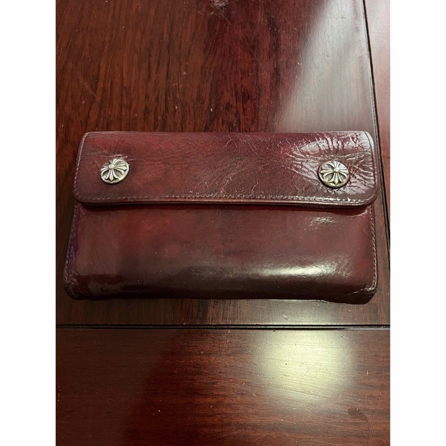 CHROME HEARTS WAVE WALLET 財布 RED