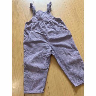 ザラ(ZARA)のZARA BABY⭐︎コーデュロイ サロペット パープル(パンツ/スパッツ)