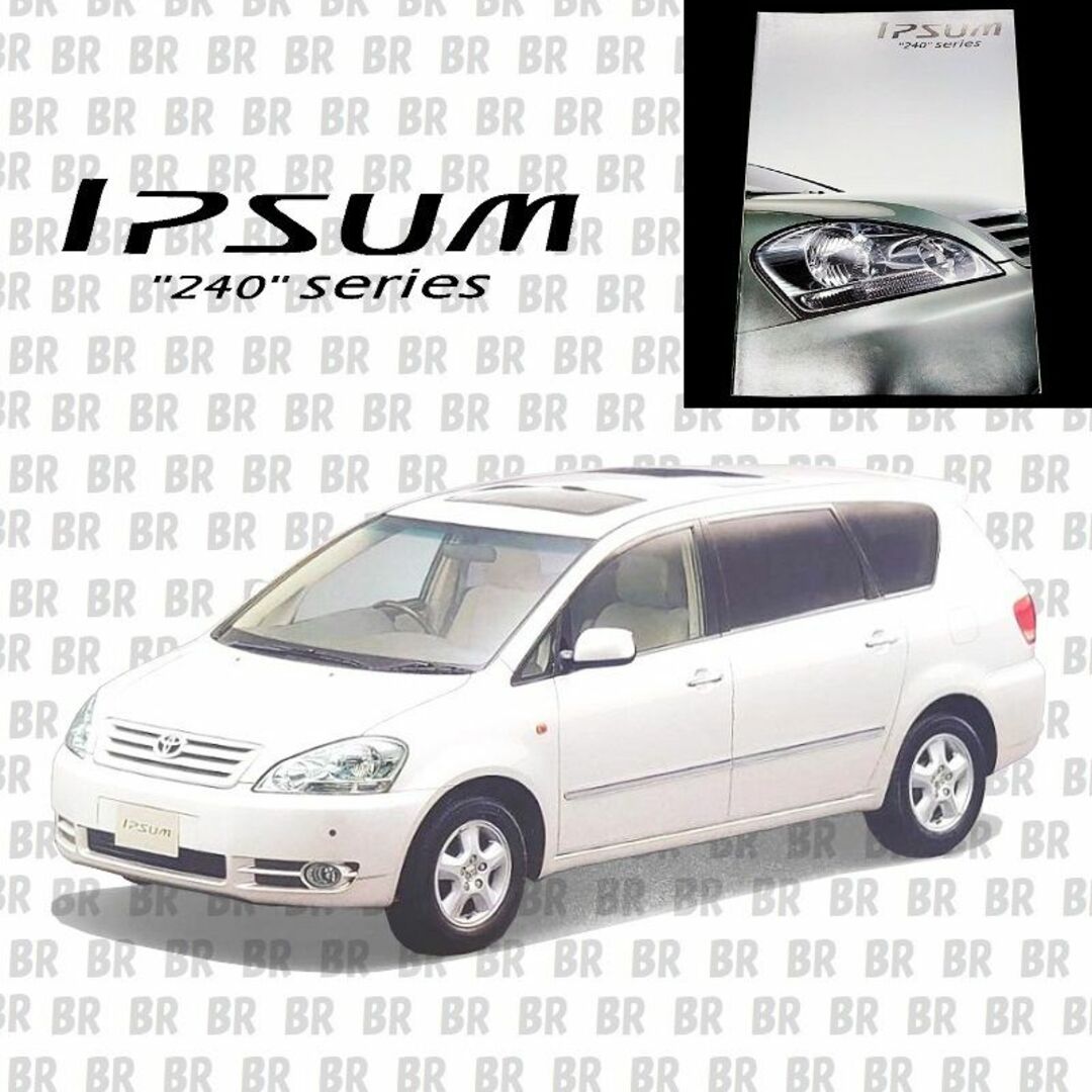 トヨタ(トヨタ)のカタログ　トヨタ　イプサム　（TOYOTA　IPSUM）200105 自動車/バイクの自動車(カタログ/マニュアル)の商品写真