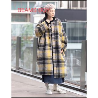 完売商品2022AW BEAMS BOY スライバーチェックコート