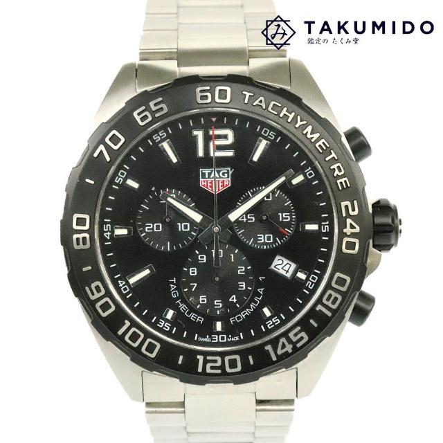 タグホイヤー メンズ腕時計 フォーミュラー1 CAZ1010.BA0842  クオーツ クロノグラフ ブラック文字盤 TAG HEUER  | ブランド ウォッチ 電池式 シンプル ビジネス ファッション Aランク