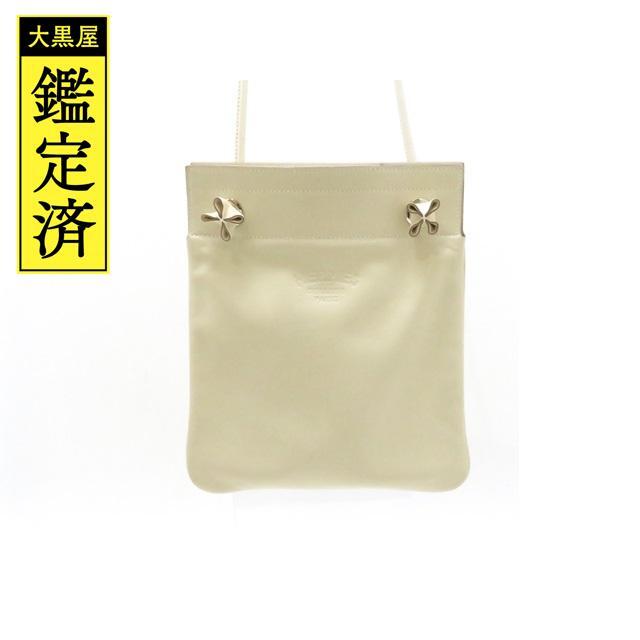 使い勝手の良い Hermes - エルメス アリーヌ ミニ クレ ヴォースイフト シルバー金具 Y刻印【430】 ショルダーバッグ