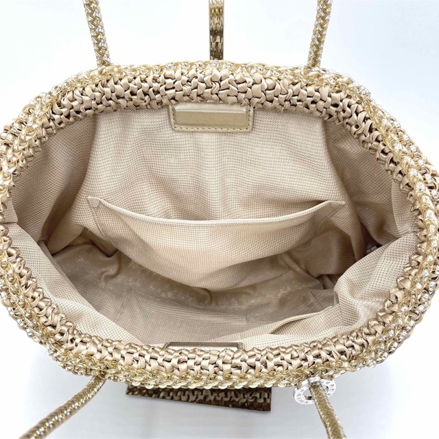 ANTEPRIMA(アンテプリマ)のアンテプリマ カリーナワイヤー リボン オロジェント ハンドトートバッグ サテン レディースのバッグ(トートバッグ)の商品写真