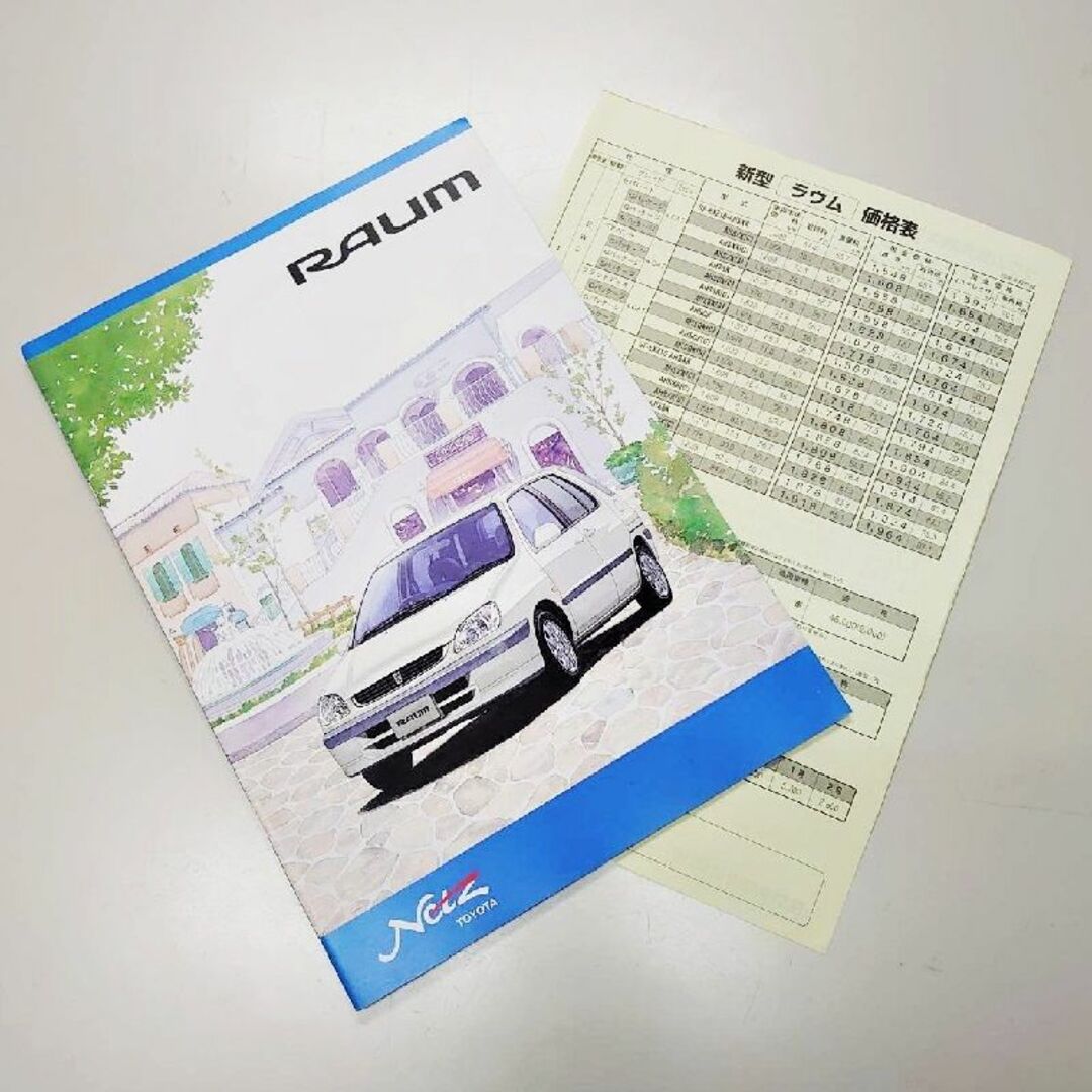 トヨタ(トヨタ)のカタログ　トヨタ　ラウム　（TOYOTA　RAUM）　1999.08 自動車/バイクの自動車(カタログ/マニュアル)の商品写真