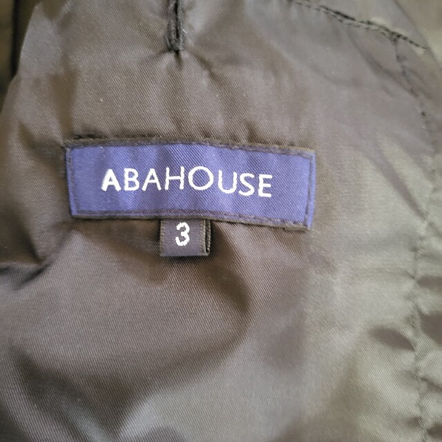 ABAHOUSE(アバハウス)のアバハウス ABAHOUSE キルティングジャケット フード付 ダークグレー L メンズのジャケット/アウター(ダウンジャケット)の商品写真