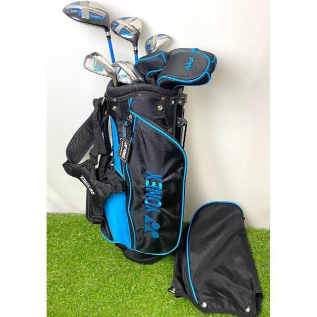 YONEX(ヨネックス)のヨネックス J120 ジュニア ゴルフ 6本セット バッグ付 110-130cm スポーツ/アウトドアのゴルフ(クラブ)の商品写真