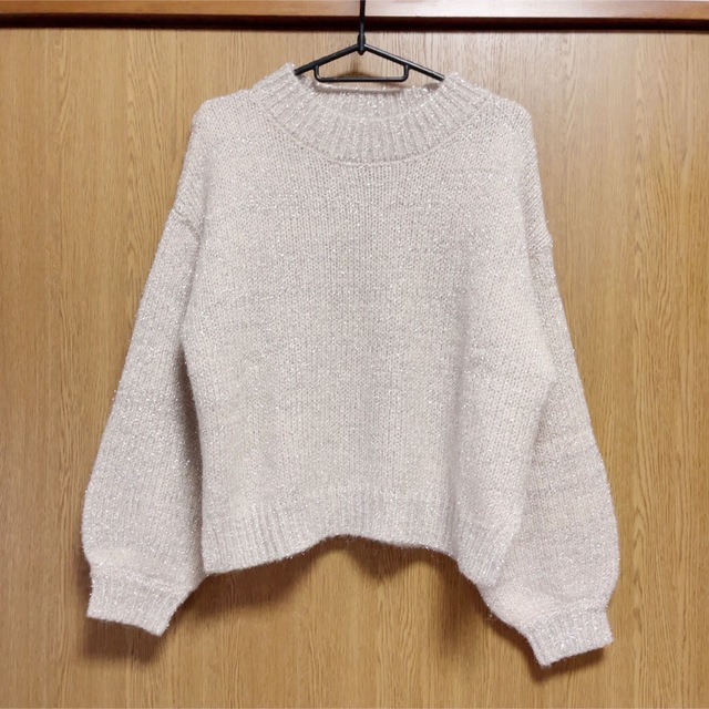 PROPORTION BODY DRESSING(プロポーションボディドレッシング)の《美品》PROPORTION BODY DRESSING☆ラメニットプルオーバー レディースのトップス(ニット/セーター)の商品写真