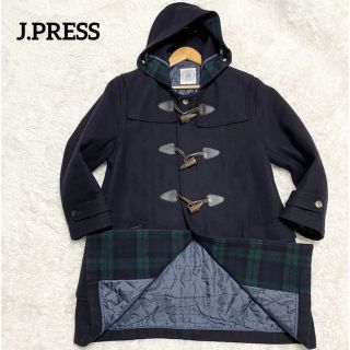 新品タグ付きJ.PRESSキッズ140中綿黒コート☆2wayジャケットフード付き