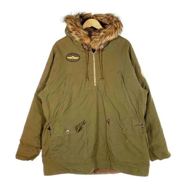 リアルマッコイズ TYPE D-2 PARKA 後付ワッペン Size XXLメンズ