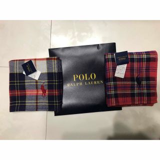 ポロラルフローレン(POLO RALPH LAUREN)の新品 POLO RALPH LAUREN ポロ ラルフローレン ハンドタオル(ハンカチ/ポケットチーフ)