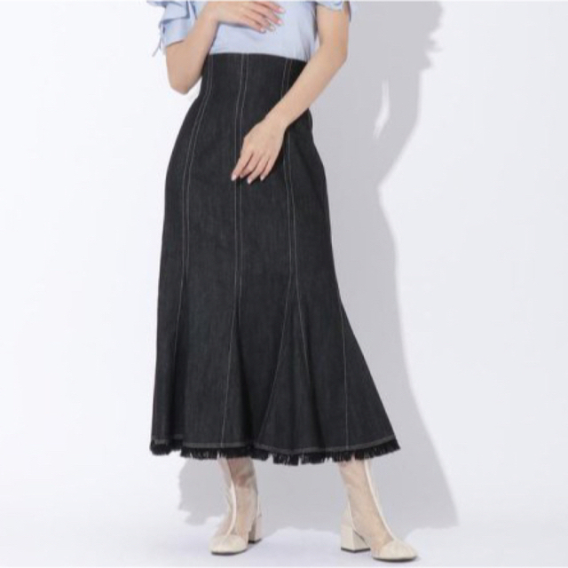 And Couture - andcouture コルセットベルト付きフリンジデニム ... andcouture コルセットベルト付きフリンジデニムスカート