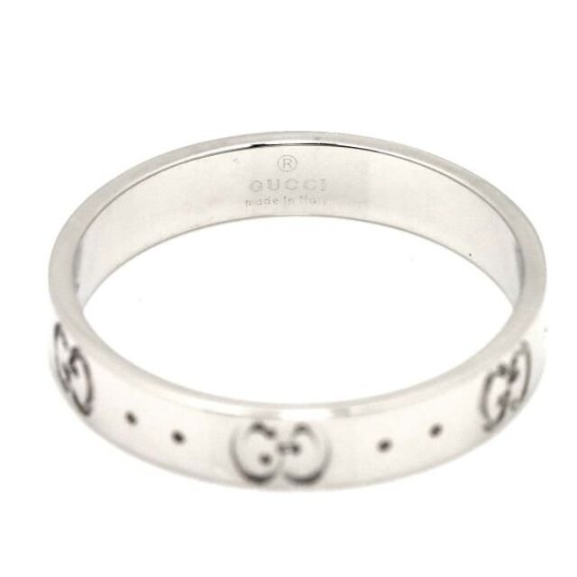 Gucci(グッチ)のグッチ GUCCI アイコン #20 リング K18 WG ホワイトゴールド 750 指輪 VLP 90178611 レディースのアクセサリー(リング(指輪))の商品写真