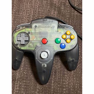 ニンテンドウ64(NINTENDO 64)のニンテンドー64 コントローラー　クリアブラック(その他)