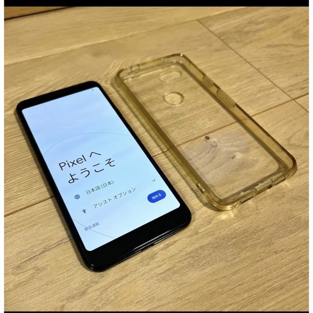 Google Pixel(グーグルピクセル)のGoogle Pixel 3a 64GB ブラック　SIMフリー スマホ/家電/カメラのスマートフォン/携帯電話(スマートフォン本体)の商品写真