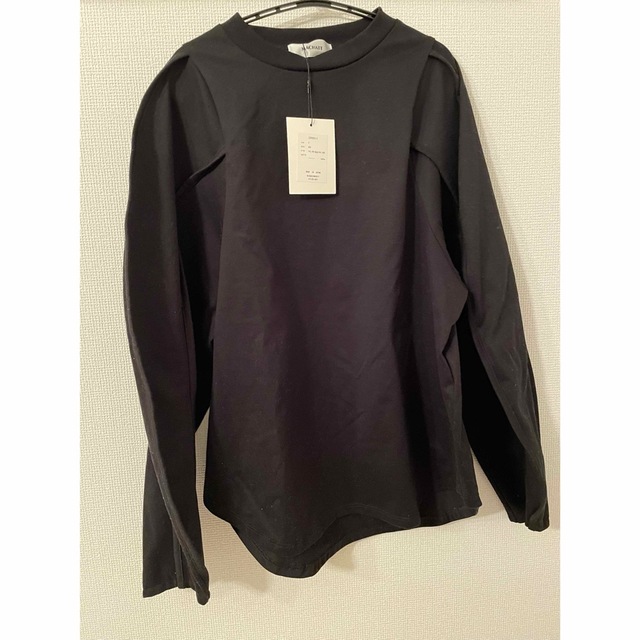 マチャット カーブスリーブロンT（ブラック） メンズのトップス(Tシャツ/カットソー(七分/長袖))の商品写真