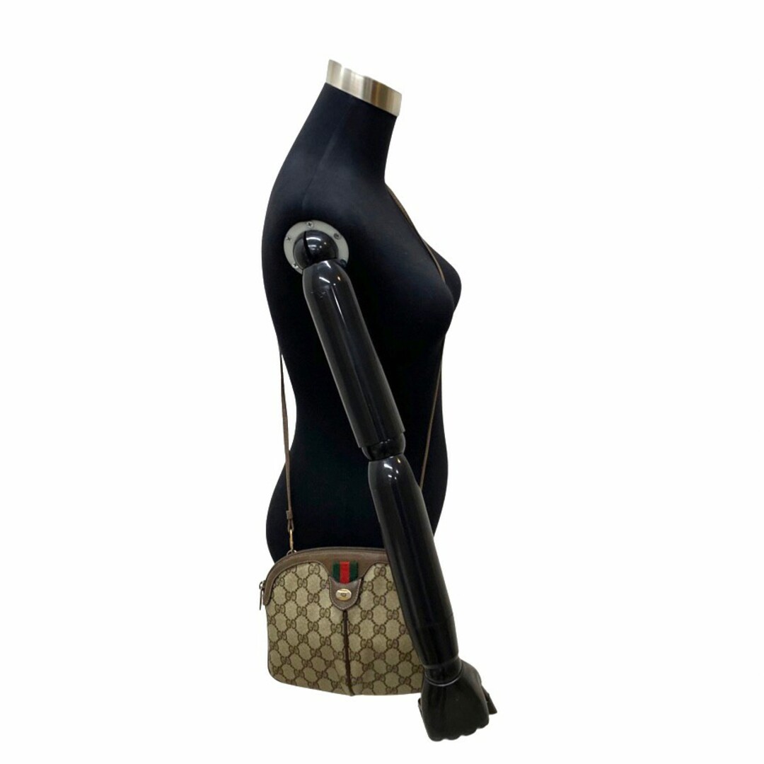 □保存袋付□ GUCCI グッチ GG総柄 シェリーライン ショルダーバッグ-