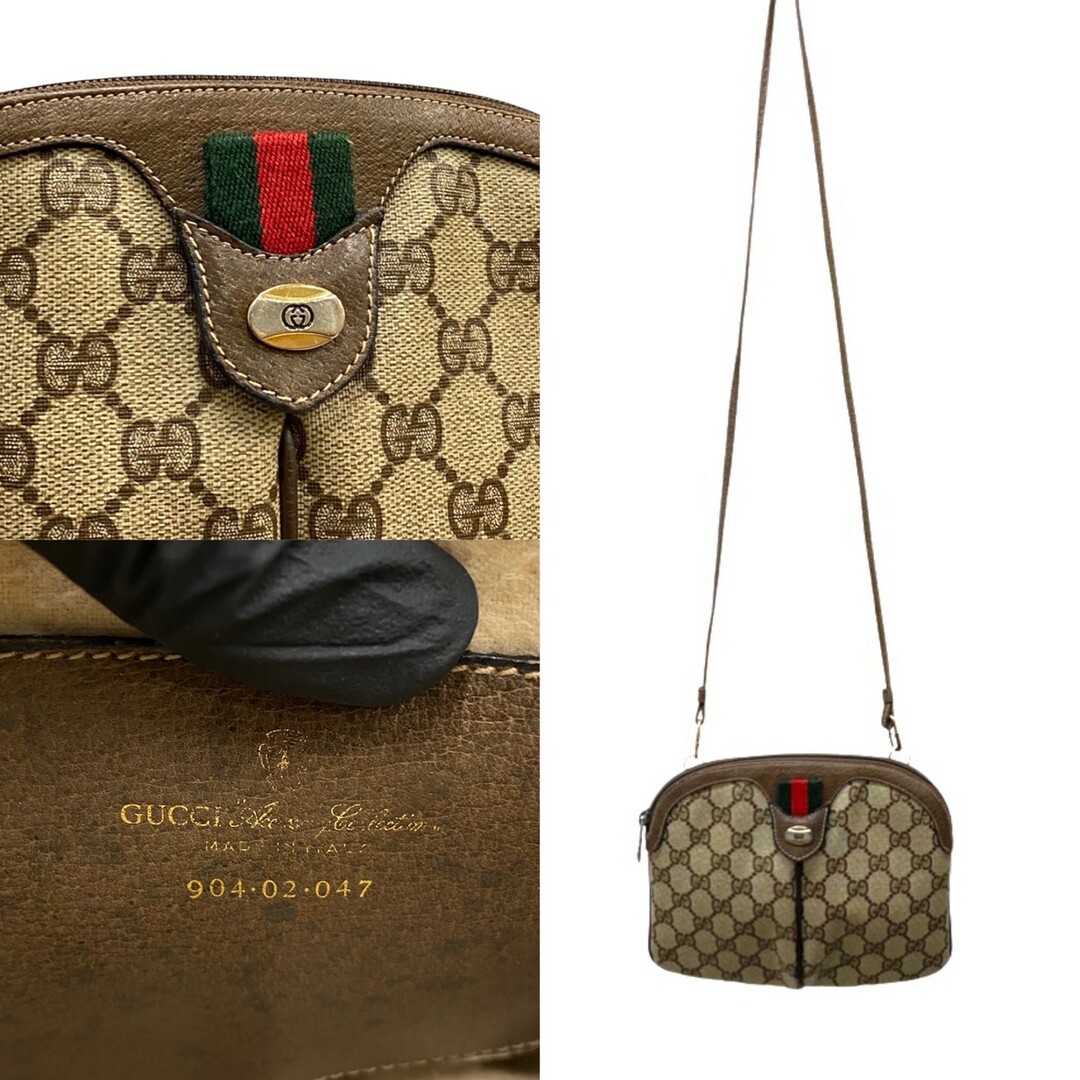 Gucci - 極 美品 保存袋付 GUCCI グッチ ヴィンテージ シェリーライン