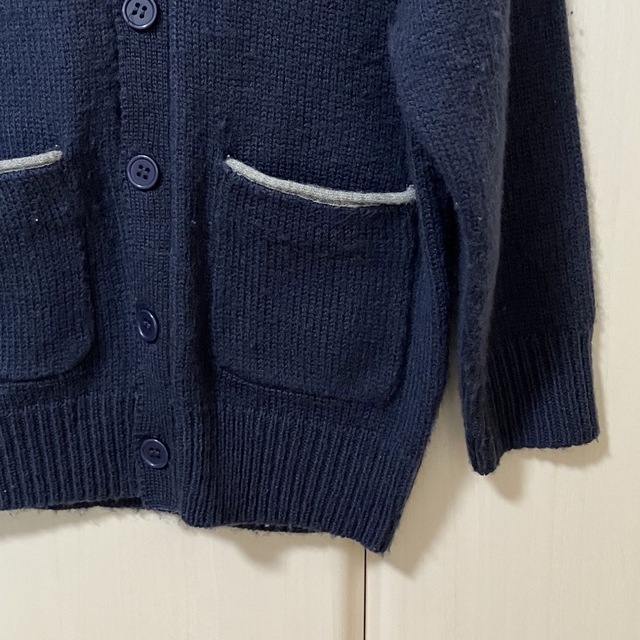 RUGGEDWORKS(ラゲッドワークス)のラゲッドワークス　ニットカーディガン100 キッズ/ベビー/マタニティのキッズ服男の子用(90cm~)(ジャケット/上着)の商品写真