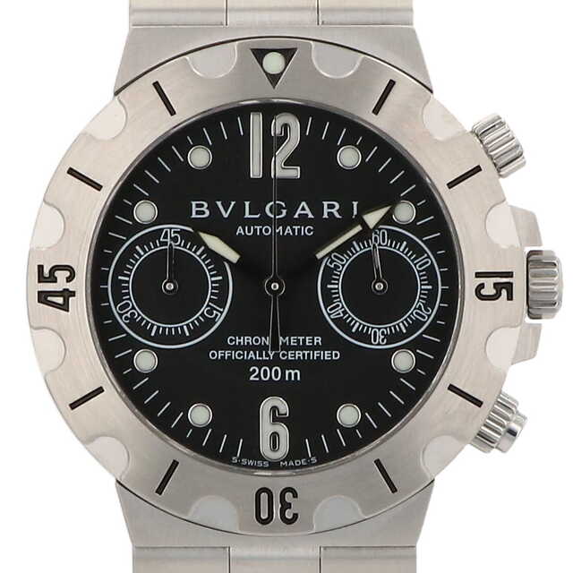 最安値に挑戦! SCB38S スクーバ ディアゴノ ブルガリ - BVLGARI 自動