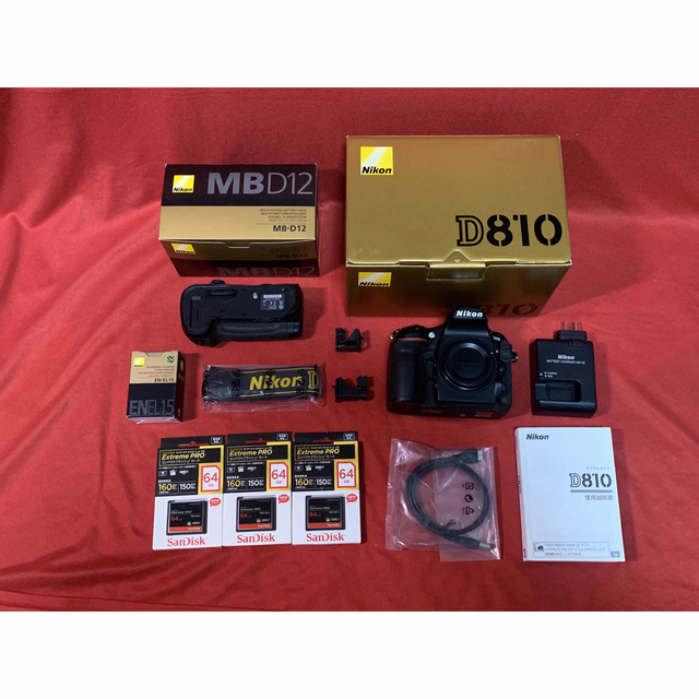 Nikon D810 / バッテリーグリップ MB-12セット