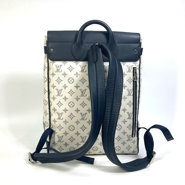 LOUIS VUITTON(ルイヴィトン)のルイヴィトン LOUIS VUITTON バックパック M54125 モノグラムサバンナ スティーマー バックパック リュックサック モノグラムサバンナキャンバス デュンヌ ホワイト メンズのバッグ(バッグパック/リュック)の商品写真