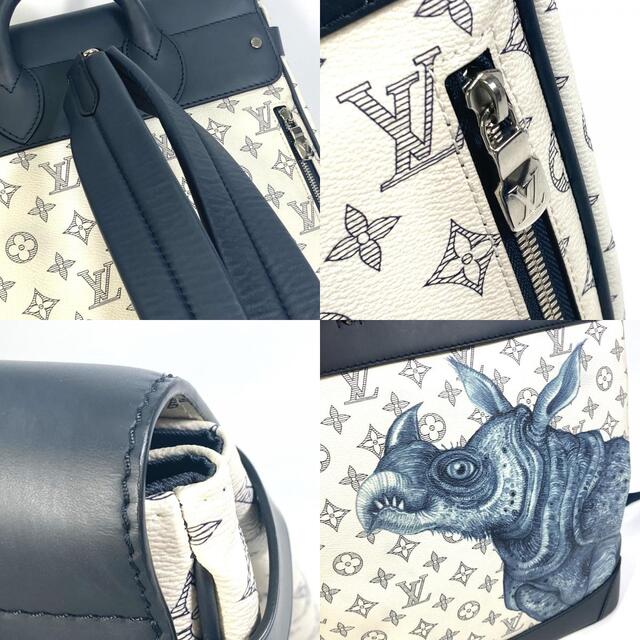 LOUIS VUITTON(ルイヴィトン)のルイヴィトン LOUIS VUITTON バックパック M54125 モノグラムサバンナ スティーマー バックパック リュックサック モノグラムサバンナキャンバス デュンヌ ホワイト メンズのバッグ(バッグパック/リュック)の商品写真