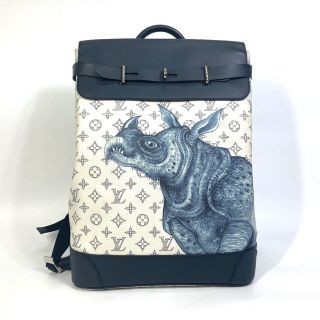 ルイヴィトン(LOUIS VUITTON)のルイヴィトン LOUIS VUITTON バックパック M54125 モノグラムサバンナ スティーマー バックパック リュックサック モノグラムサバンナキャンバス デュンヌ ホワイト(バッグパック/リュック)