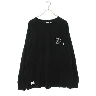 ダブルタップス(W)taps)のダブルタップス ×バンズ VANS WAFFLE LOVERS CLUB BLACK バックプリント長袖カットソー メンズ 3(Tシャツ/カットソー(七分/長袖))