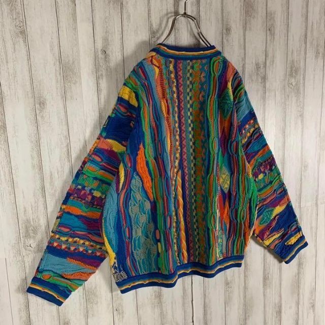 【幻の1点モノ】coogi クージー 立体 編込み 3Dニット 即完売モデル