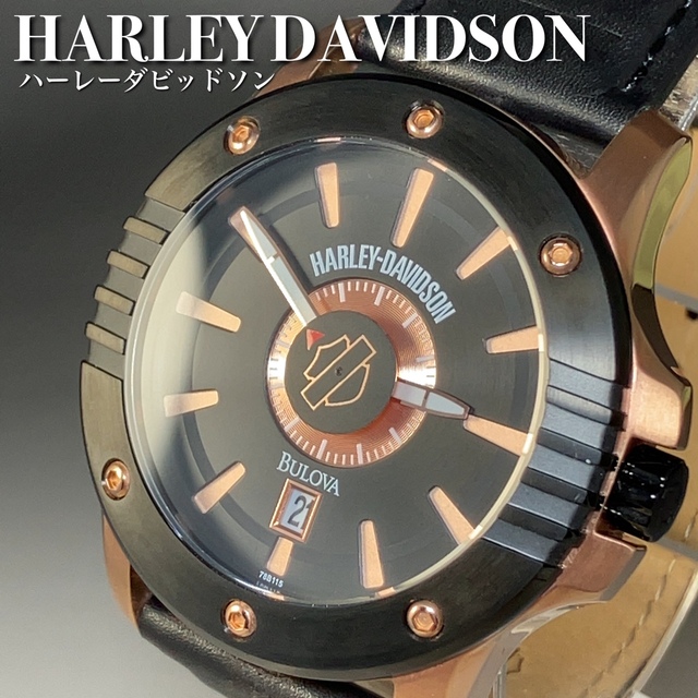 石見銀山 76B172 ハーレーダビッドソン Bulova 腕時計 ブローバ - 通販