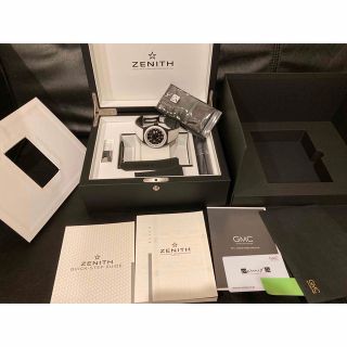 ゼニス(ZENITH)のZENITH ゼニス デファイ クラシック ブラック　ホワイト　100本限定(腕時計(アナログ))