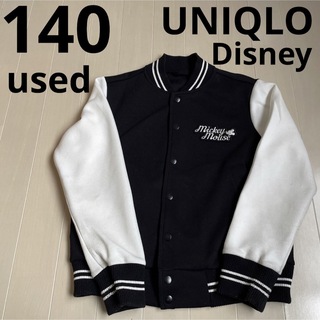 ユニクロ(UNIQLO)の140 UNIQLO ユニクロ　Disney 上着　ジャケットアウター　ミッキー(ジャケット/上着)