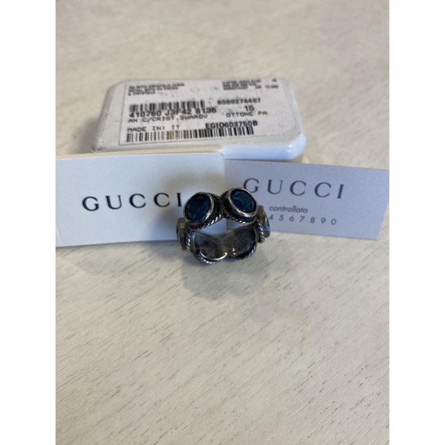 Gucci(グッチ)のGUCCI リング　BTSテテ着用モデル レディースのアクセサリー(リング(指輪))の商品写真