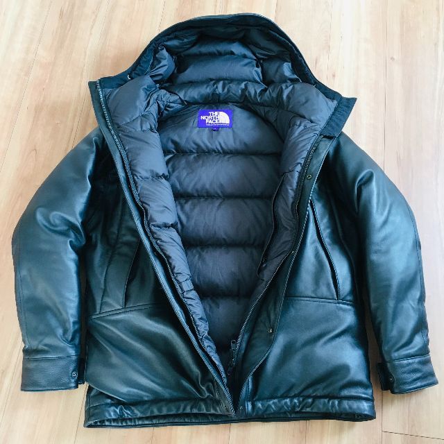 THE NORTH FACE(ザノースフェイス)の【希少廃番 L 美品】ザ ノースフェイス マウンテンダウン レザージャケット メンズのジャケット/アウター(ダウンジャケット)の商品写真