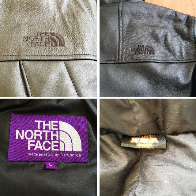 THE NORTH FACE(ザノースフェイス)の【希少廃番 L 美品】ザ ノースフェイス マウンテンダウン レザージャケット メンズのジャケット/アウター(ダウンジャケット)の商品写真