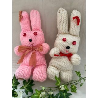 昭和レトロ ぬいぐるみ うさぎ ウサギ 紅白 兎 干支 レトロ 昭和レトロ ぬいぐるみ うさぎ ウサギ 紅白 兎 干支 レトロ