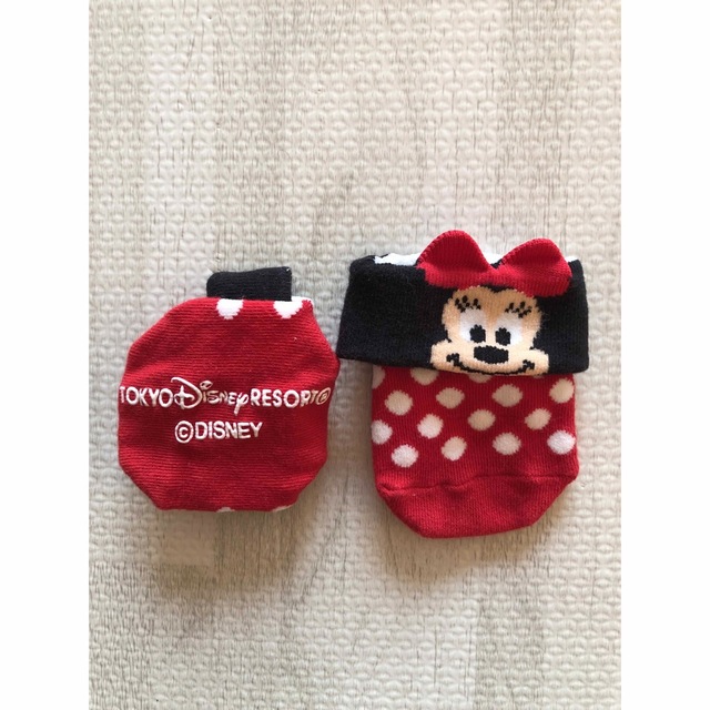 Disney(ディズニー)のミニーちゃん　靴下 キッズ/ベビー/マタニティのこども用ファッション小物(靴下/タイツ)の商品写真