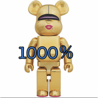 ベアブリック(BE@RBRICK)のBE@RBRICK SORAYAMA × 2G GOLD Ver. 1000％(フィギュア)