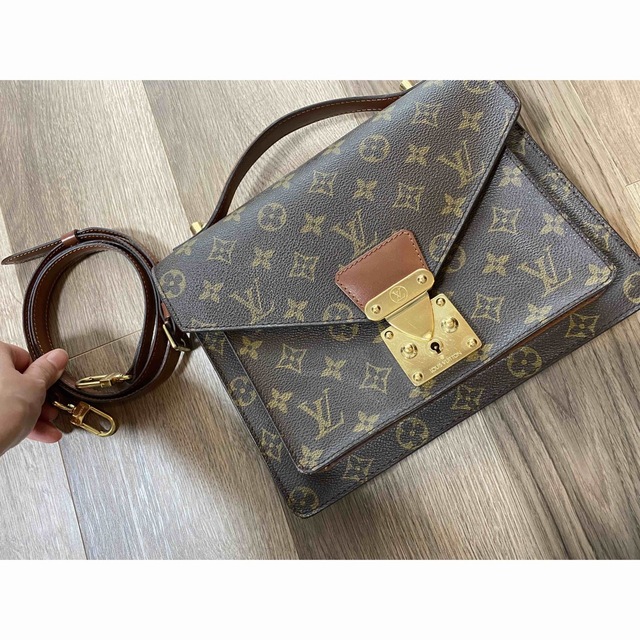 国内外の人気が集結 LOUIS VUITTON - 値下げ☆ルイヴィトン モンソー