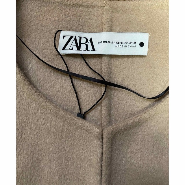 ZARA(ザラ)のZARA 2022AW ウールブレンドロングベスト レディースのトップス(ベスト/ジレ)の商品写真