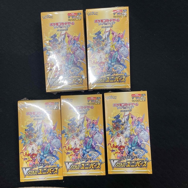 ポケモン - ポケモンカード V STARユニバース 5BOXの通販 by きいち's